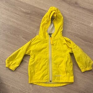 L.L. Bean toddler Yellow Rain Jacket